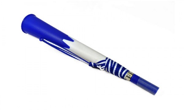 Royal Blue and White Horn